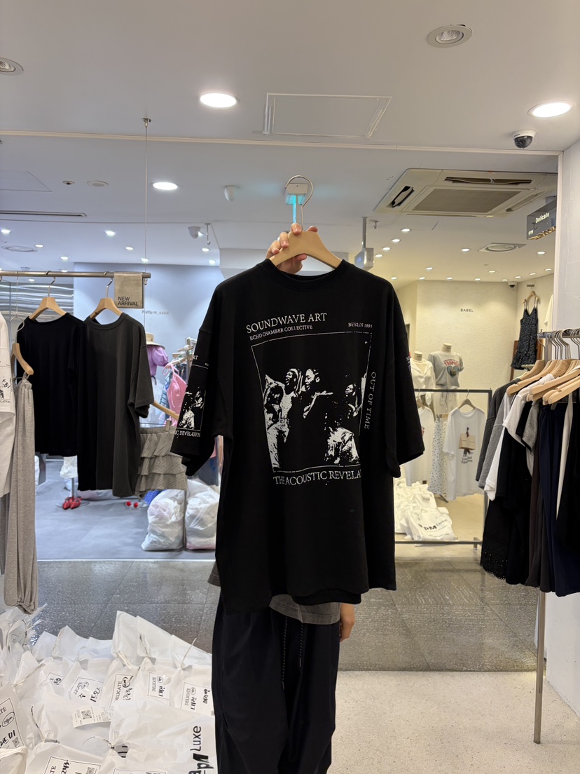 DELICATE韓國代購女士新品職業人氣26夏季時尚26春夏T恤復古DELICATET恤圖色3
