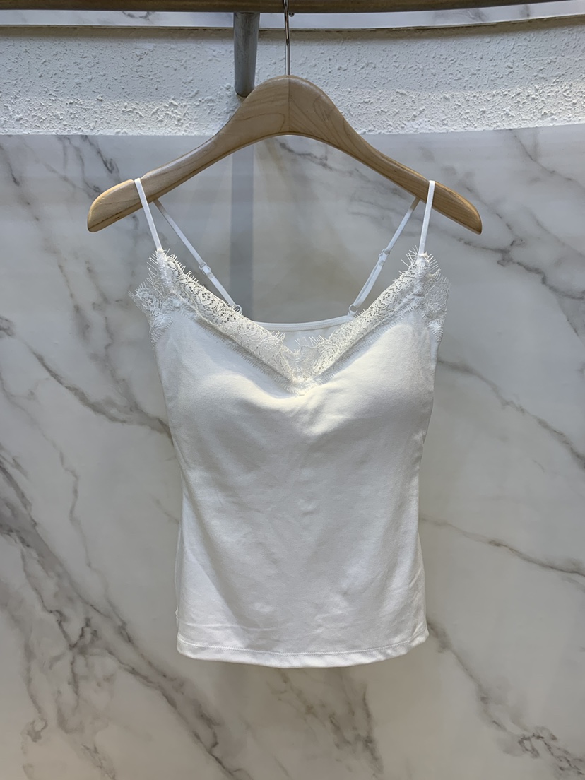 OLIVE TrEE韓國直郵女士新品熱賣休閑職業吊帶背心蕾絲無袖OLIVE TrEE吊帶/背心圖色1