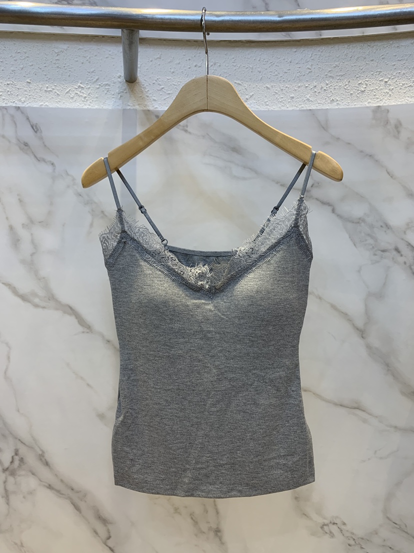 OLIVE TrEE韓國直郵女士新品熱賣休閑職業吊帶背心蕾絲無袖OLIVE TrEE吊帶/背心圖色2