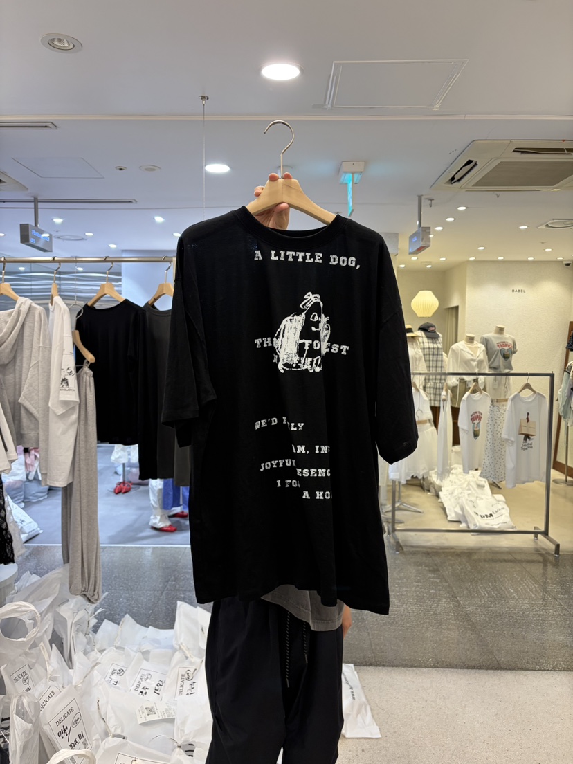 DELICATE韓國代購女士新品職業26夏季休閑26春夏推薦時尚T恤DELICATET恤圖色2