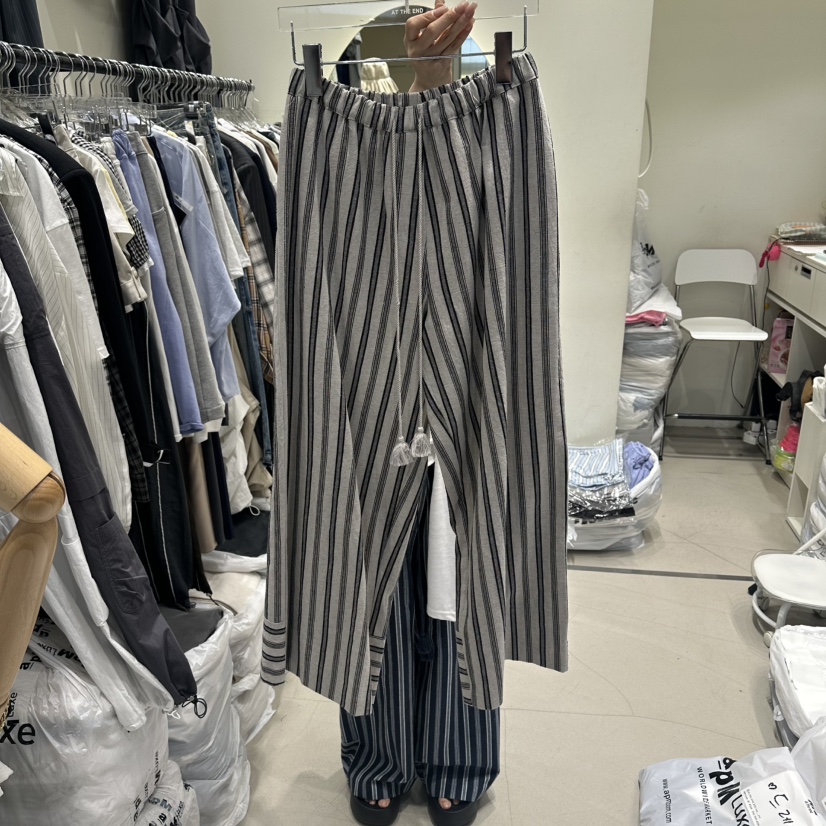 AT THE END韓國代購女裝新品人氣26春夏時尚職業休閑褲SAT THE END休閑褲圖色1