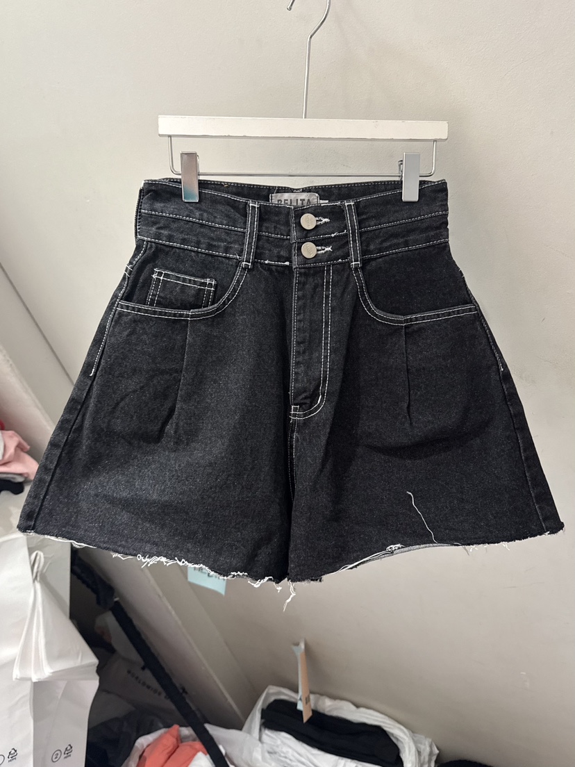 BELITA-L韓國直郵女裝新款時尚熱賣職業26夏季休閑短褲雙層BELITA-L短褲圖色2