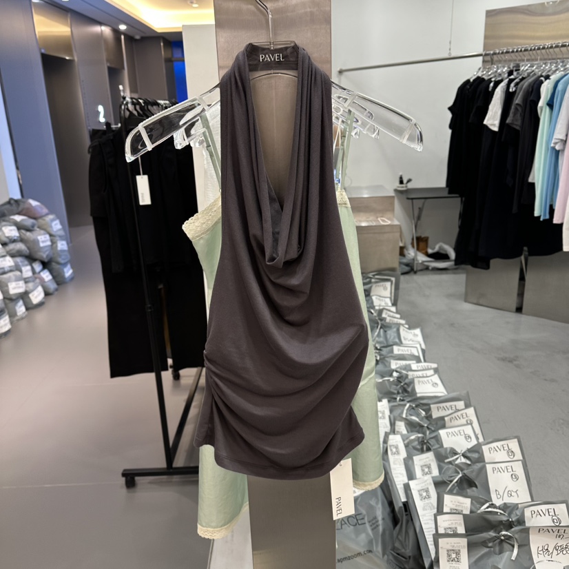 PAVEL東大門實拍韓國女裝新品職業時尚26夏季人氣吊帶背心PAVEL吊帶/背心圖色2