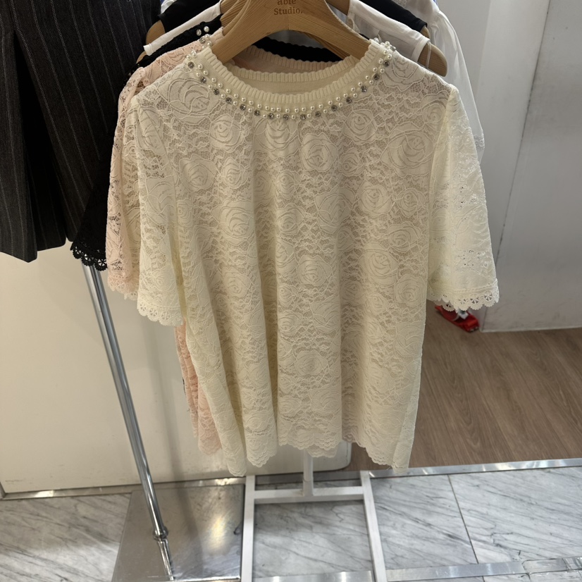 ABLESTUDIO韓國直郵實拍女士新品人氣熱賣職業襯衫蕾絲衫ABLESTUDIO襯衫/蕾絲衫圖色1