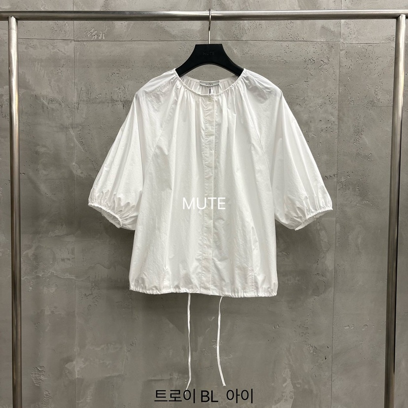 MUTE-P韓國直郵女士新款26春夏熱賣26夏季時尚襯衫蕾絲衫LMUTE襯衫/蕾絲衫圖色1