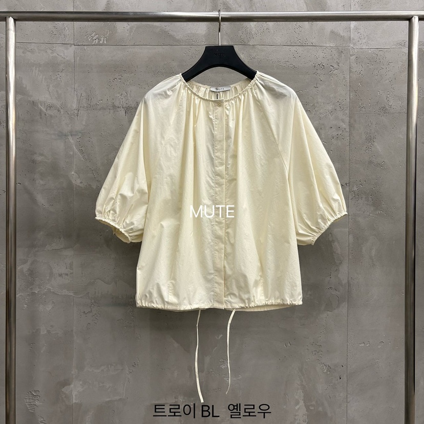MUTE-P韓國直郵女士新款26春夏熱賣26夏季時尚襯衫蕾絲衫LMUTE襯衫/蕾絲衫圖色2