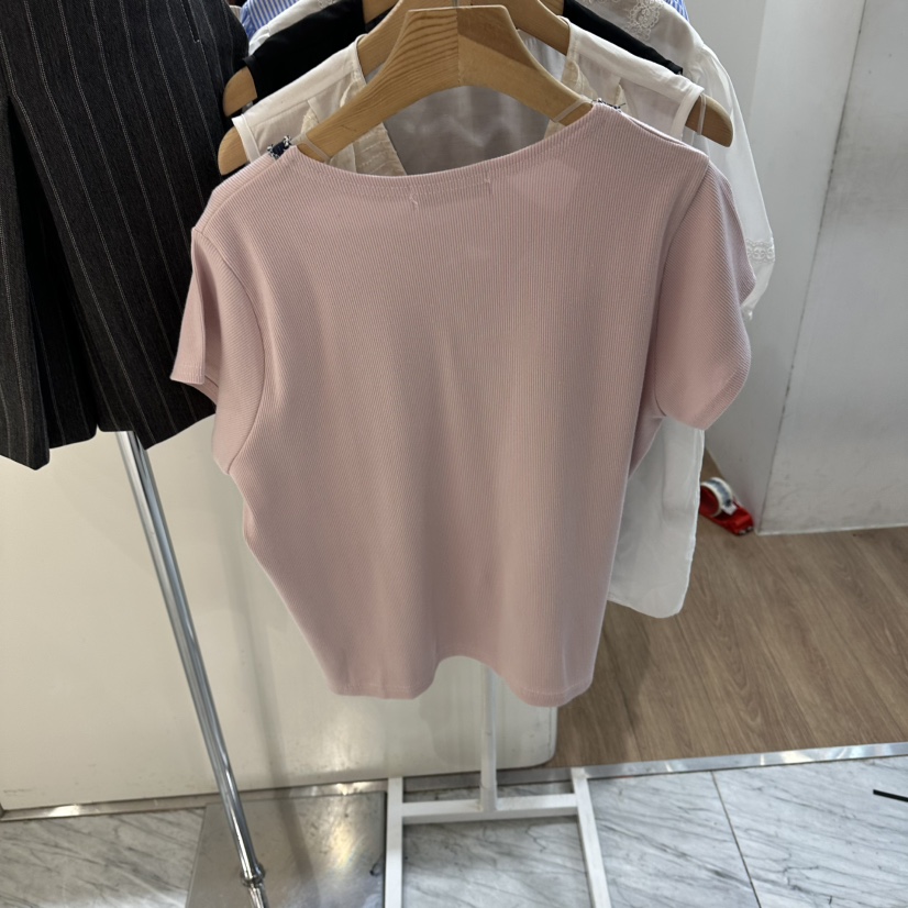 ABLESTUDIO韓國直郵女士新品推薦休閑職業26春夏26夏季T恤ABLESTUDIOT恤