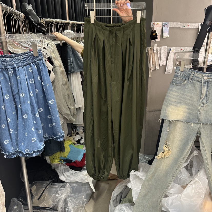 MOMAZU韓國直郵女士新品26夏季休閑26春夏推薦人氣休閑褲MOMAZU休閑褲圖色2