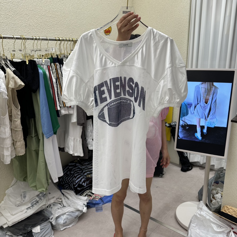 DRAWING韓國直郵實拍女裝新款職業時尚人氣26春夏推薦T恤DRAWINGT恤圖色3