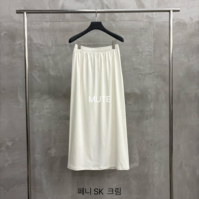 MUTE-P韓國代購女裝新品熱賣職業休閑時尚26夏季26春夏長裙MUTE長裙圖色1