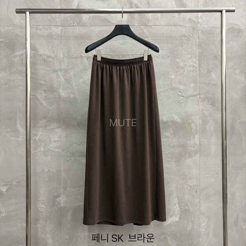 MUTE-P韓國代購女裝新品熱賣職業休閑時尚26夏季26春夏長裙MUTE長裙圖色3