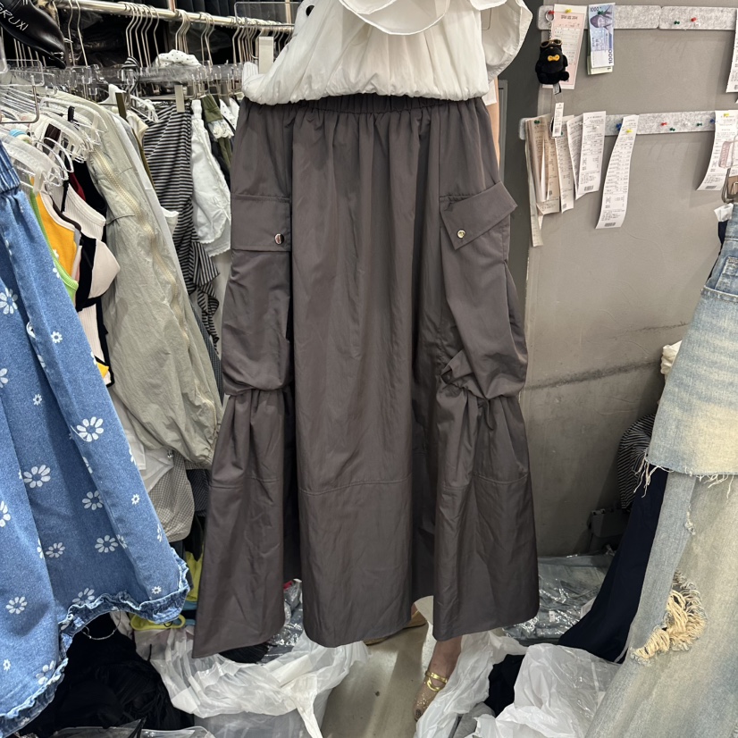 MOMAZU韓國直郵實拍女裝新品26春夏推薦職業熱賣時尚長裙MOMAZU長裙