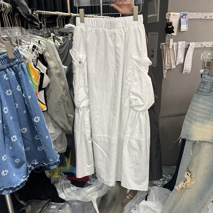 MOMAZU韓國直郵實拍女裝新品26春夏推薦職業熱賣時尚長裙MOMAZU長裙圖色1