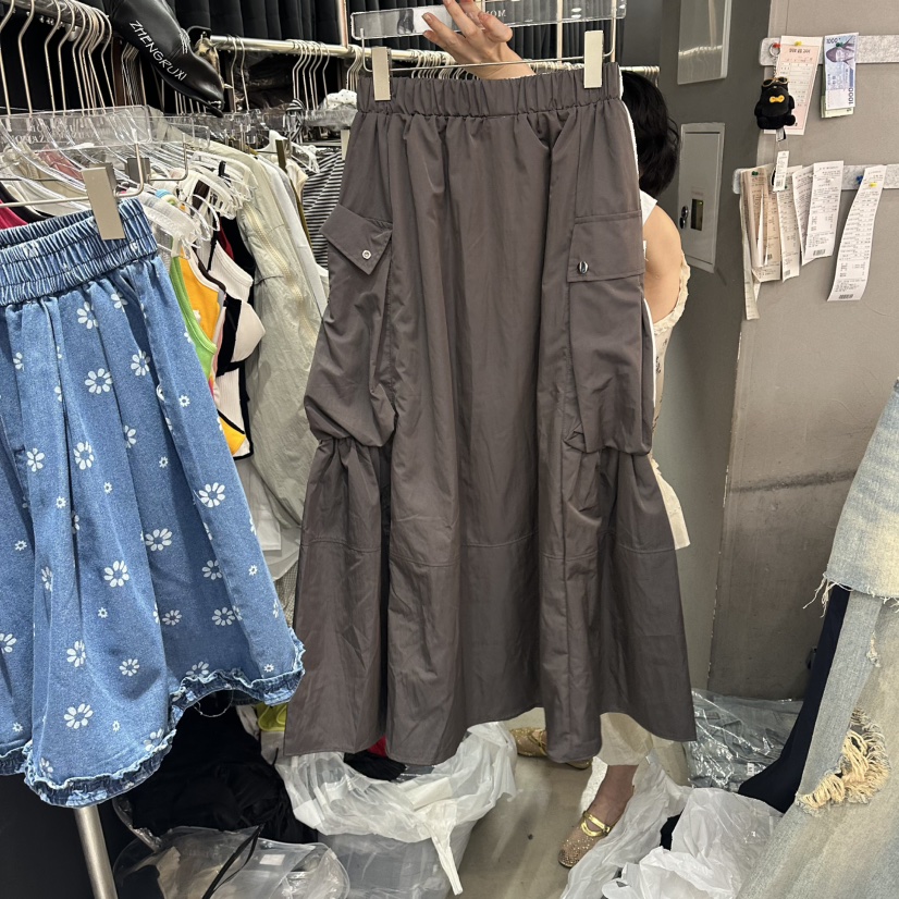 MOMAZU韓國直郵實拍女裝新品26春夏推薦職業熱賣時尚長裙MOMAZU長裙圖色2