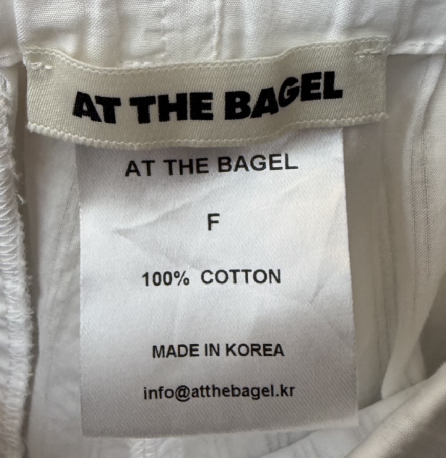 AT THE BAGEL韓國代購女士新品26夏季26春夏襯衫蕾絲衫SAT THE BAGEL襯衫/蕾絲衫