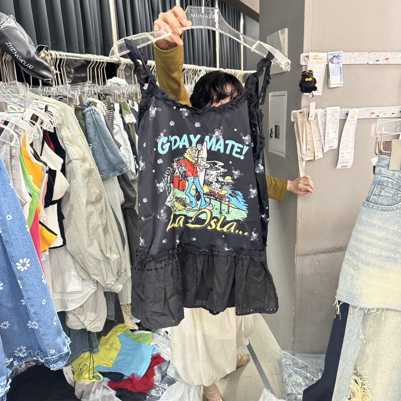 MOMAZU韓國東大門代購女士新款人氣熱賣休閑吊帶背心無袖MMOMAZU吊帶/背心圖色2