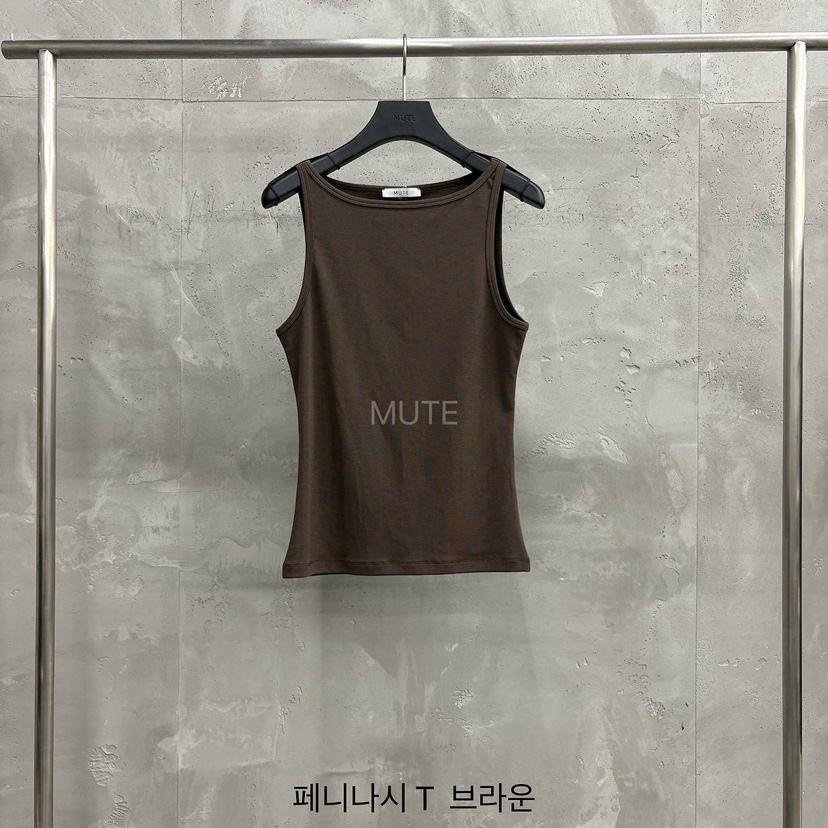 MUTE-P韓國直郵實拍女士新款熱賣26春夏職業26夏季吊帶背心MUTE吊帶/背心圖色2