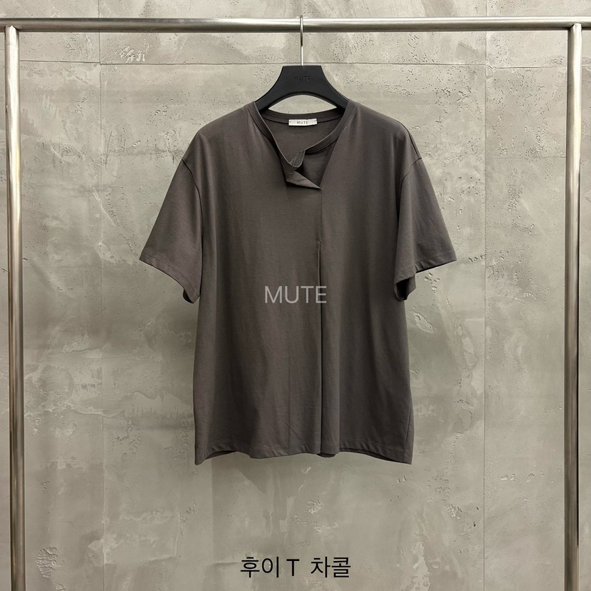 MUTE-P東大門實拍韓國女裝新款26夏季休閑熱賣人氣職業T恤MUTET恤圖色3