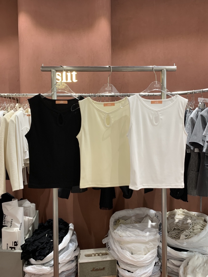 SLIT韓國直郵女士新款26春夏休閑推薦26夏季人氣吊帶背心SLIT吊帶/背心