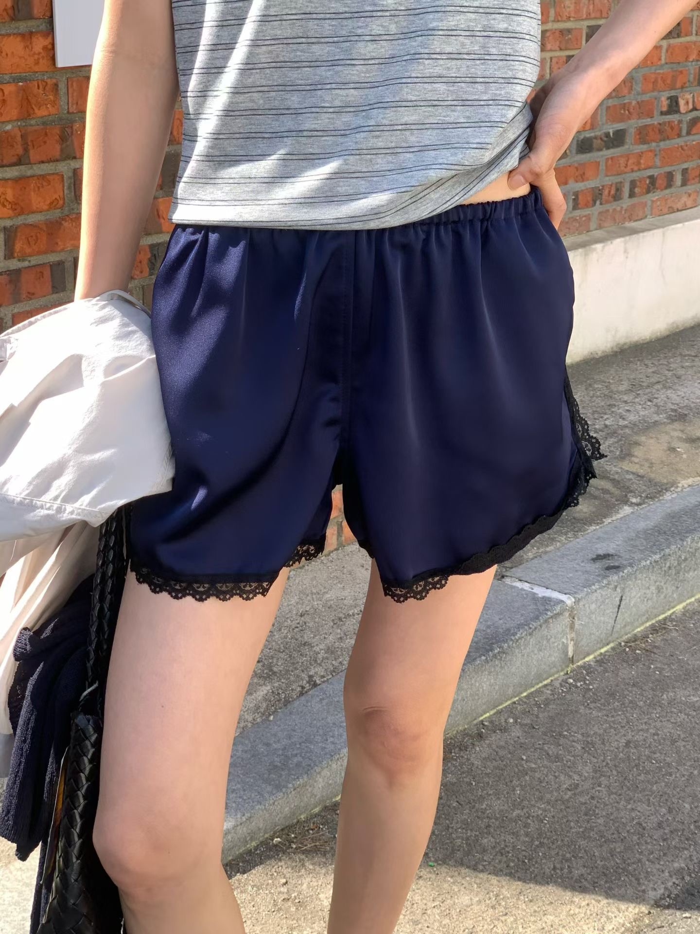 FLAT WHITE東大門實拍韓國女裝新款熱賣職業時尚人氣短褲SFLAT WHITE/SORBET短褲圖色2
