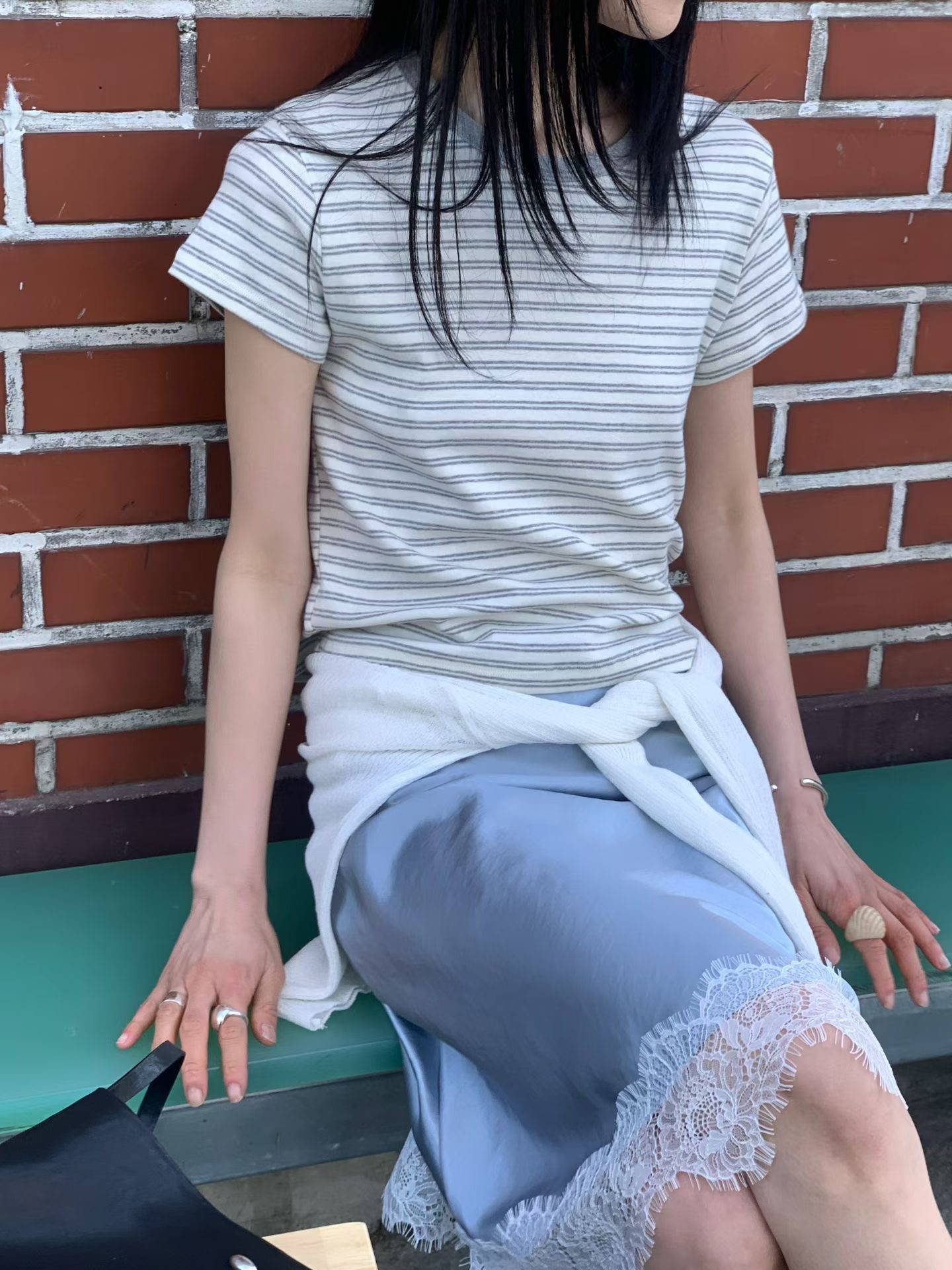 FLAT WHITE韓國直郵女士新品26夏季人氣熱賣26春夏推薦T恤FLAT WHITE/SORBETT恤