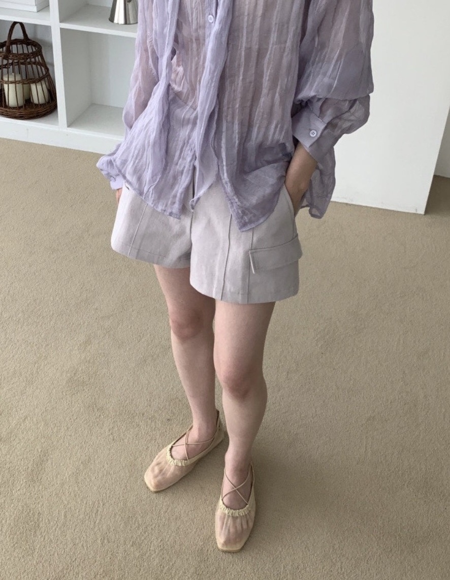 SO BAE韓國直郵女裝新款26春夏熱賣休閑時尚職業推薦短褲SO BAE短褲