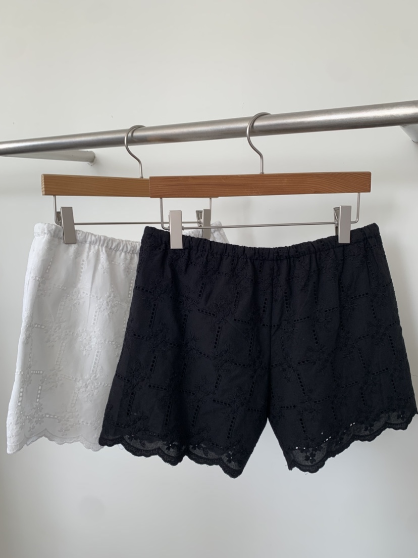 VAARA韓國東大門直郵女士新款時尚26春夏26夏季推薦短褲刺繡VAARA短褲