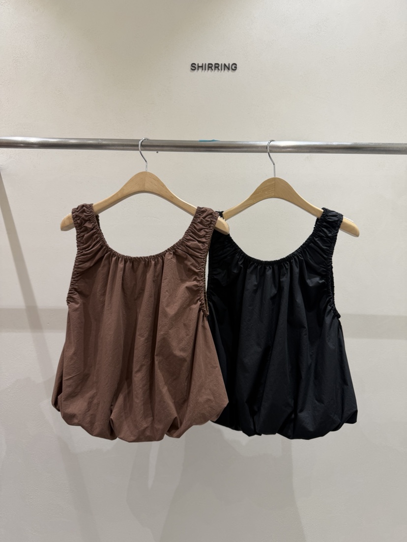 SHIRRING韓國直郵實拍女士新款人氣26夏季推薦26春夏吊帶背心SHIRRING吊帶/背心