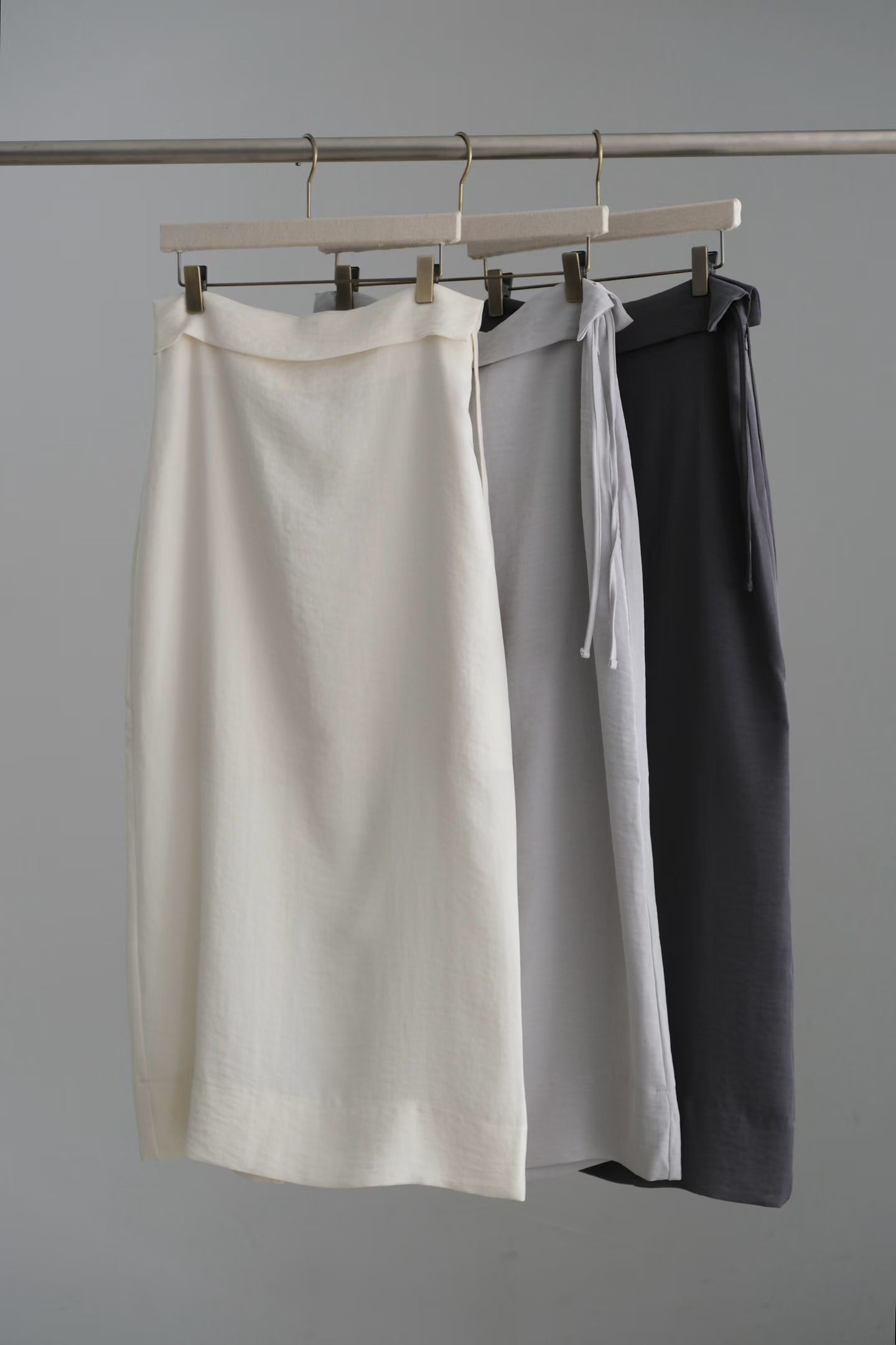 FLAT WHITE韓國直郵女裝新品26春夏26夏季推薦職業長裙SFLAT WHITE/SORBET長裙圖色3左三色