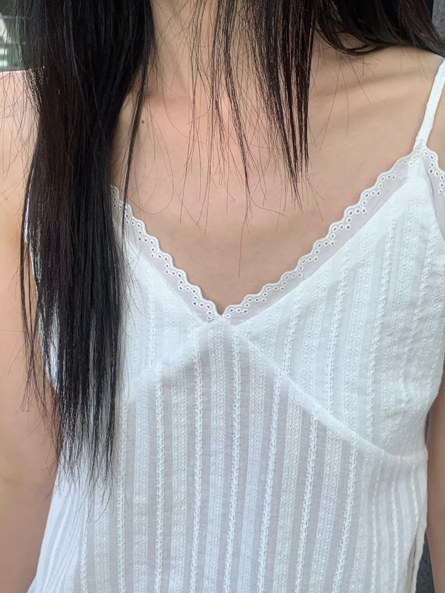 FLAT WHITE韓國直郵女士新款推薦職業26夏季時尚吊帶背心MFLAT WHITE/SORBET吊帶/背心