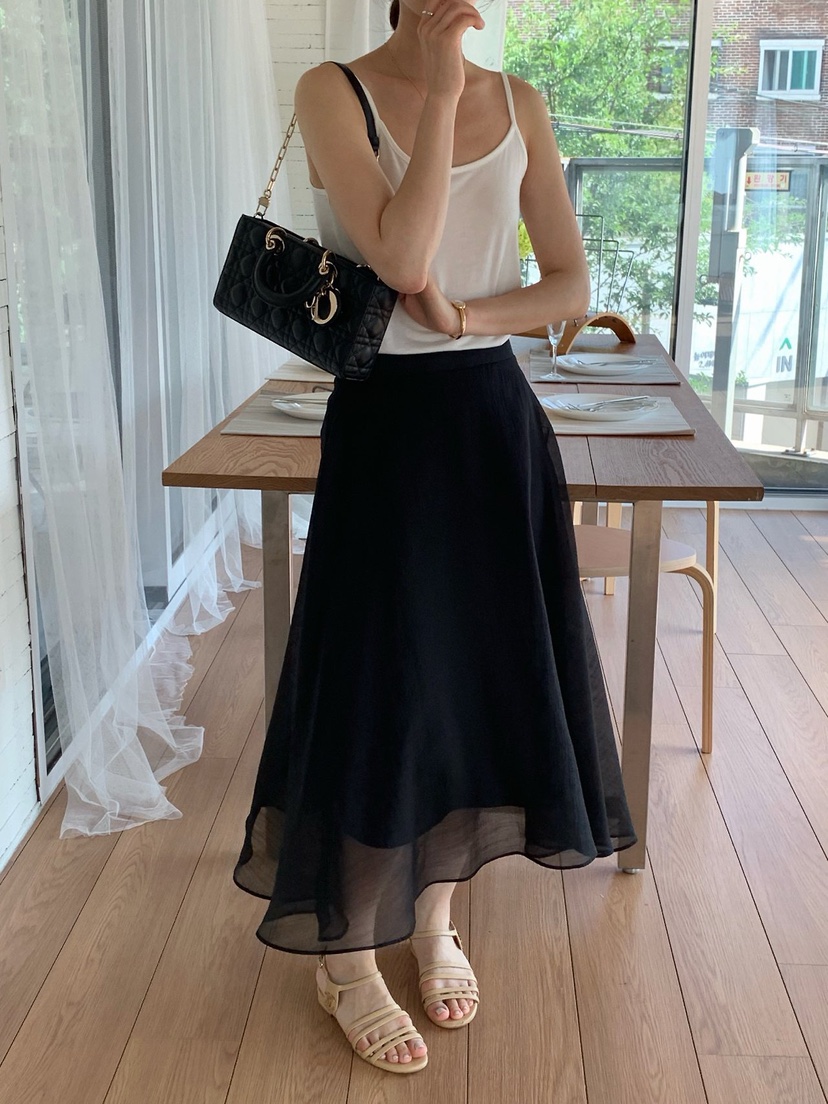 COBALT BLUE韓國代購女士新款人氣26夏季職業熱賣時尚長裙COBALT BLUE長裙圖色5