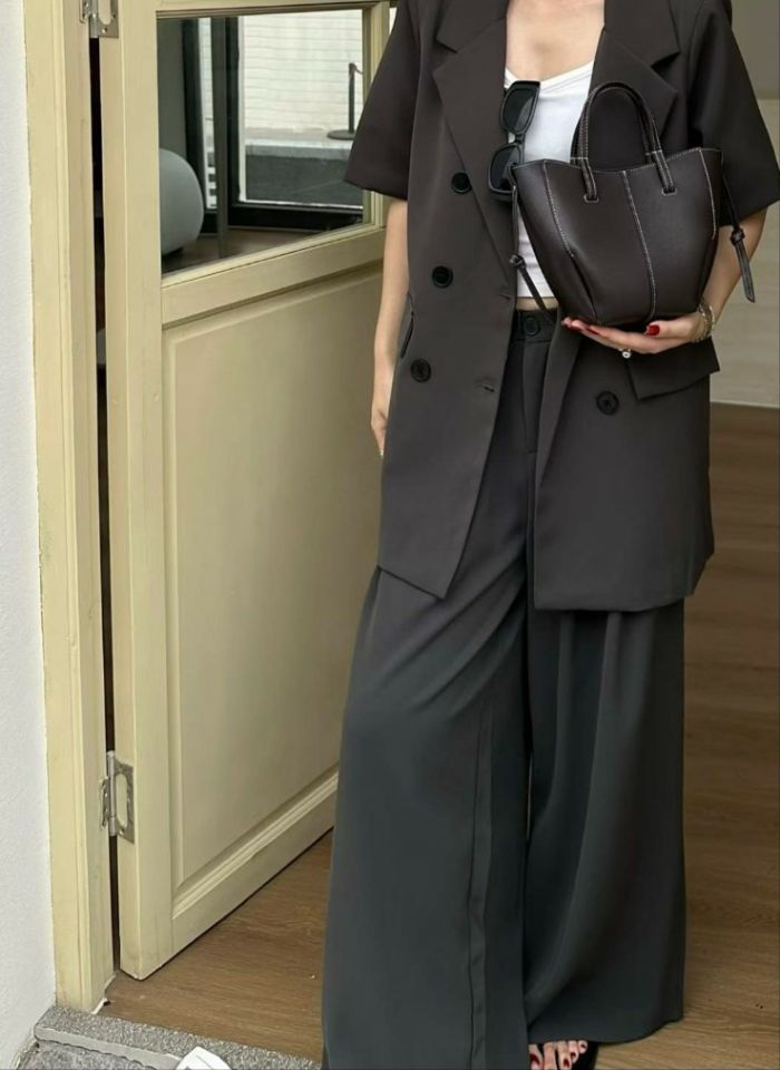 TROUVAILLE韓國直郵實拍女裝新款推薦時尚26春夏休閑手提包STROUVAILLE手提包