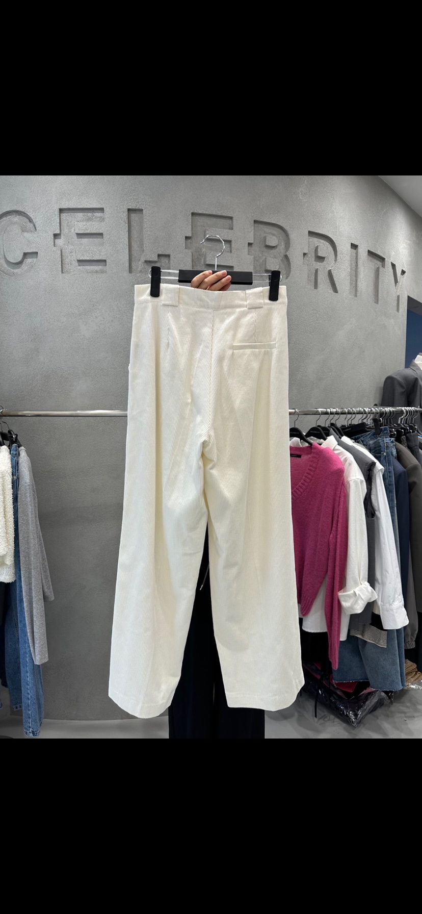 CELEBRITY-A韓國東大門代購女士新品26夏季休閑褲燈芯絨打折CELEBRITY-A休閑褲