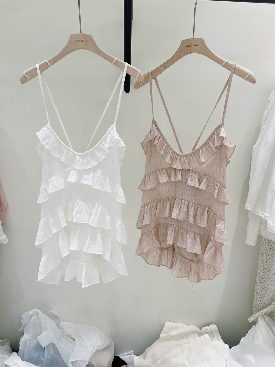 LOVE ROSIE東大門實拍韓國女裝新款26夏季吊帶背心層疊無袖LOVE ROSIE吊帶/背心