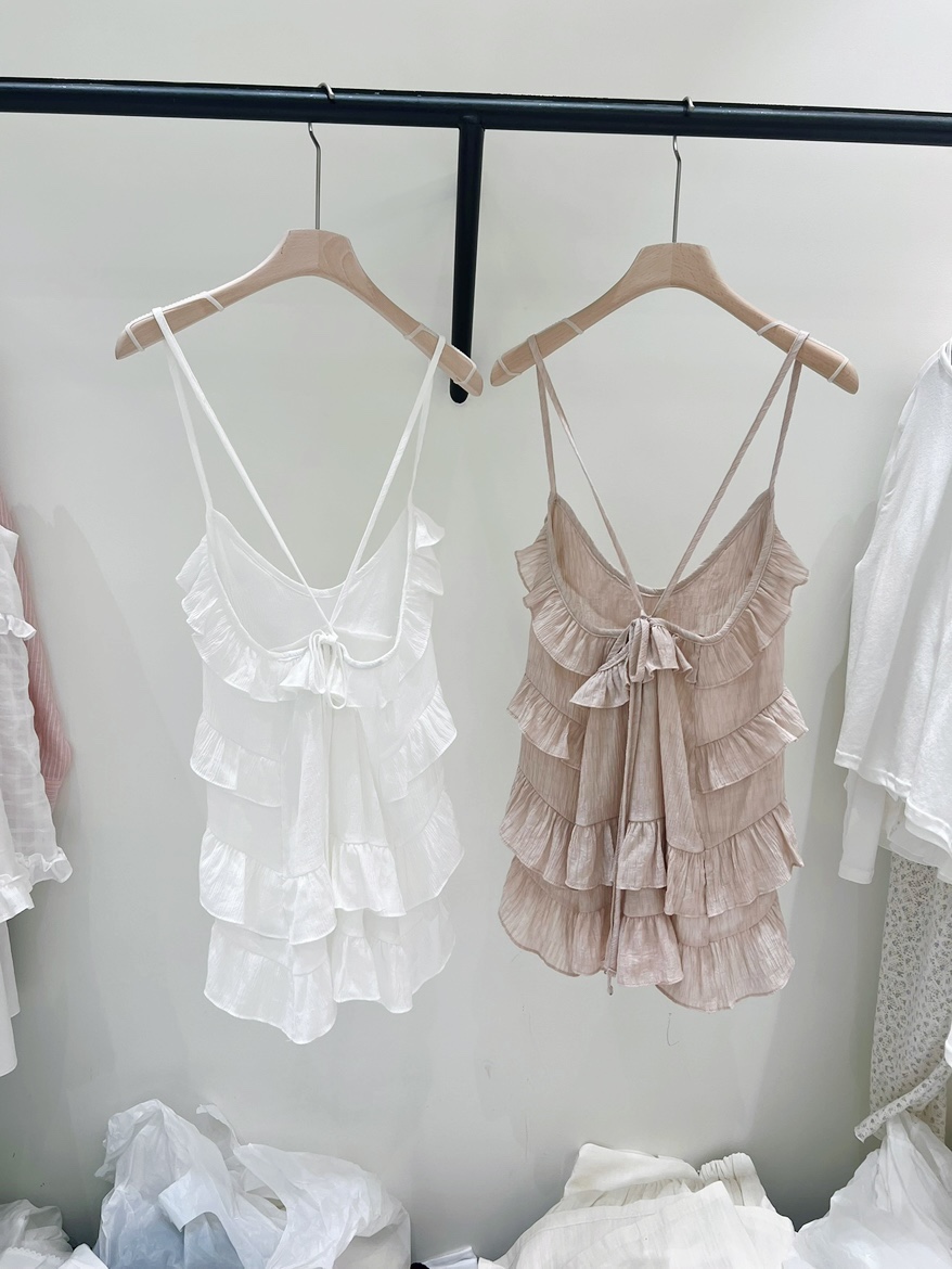 LOVE ROSIE東大門實拍韓國女裝新款26夏季吊帶背心層疊無袖LOVE ROSIE吊帶/背心
