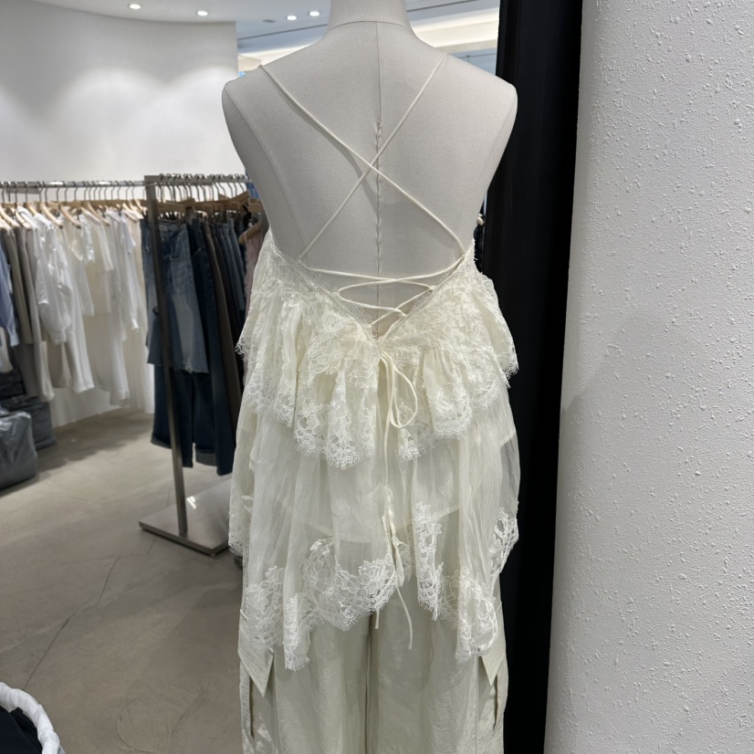 ACKER韓國代購女士新品休閑職業推薦26春夏人氣吊帶背心蕾絲ACKER吊帶/背心