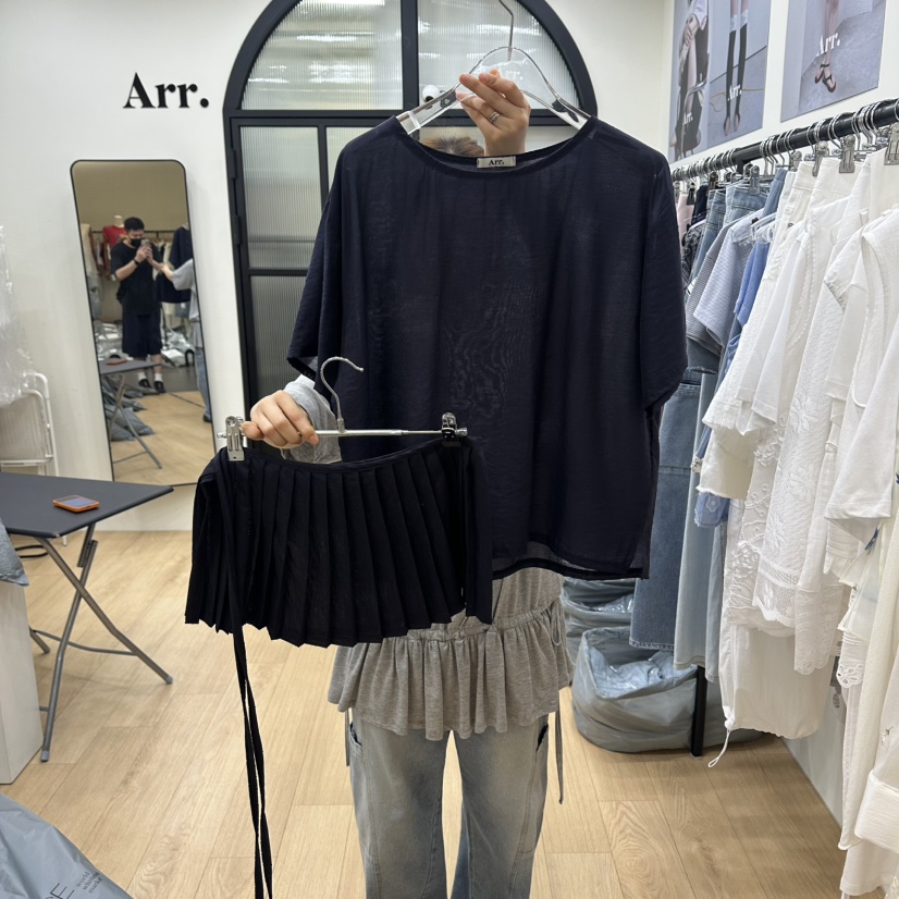 ARR韓國直郵實拍女士新款熱賣休閑人氣26春夏時尚推薦套裝ARR套裝圖色2