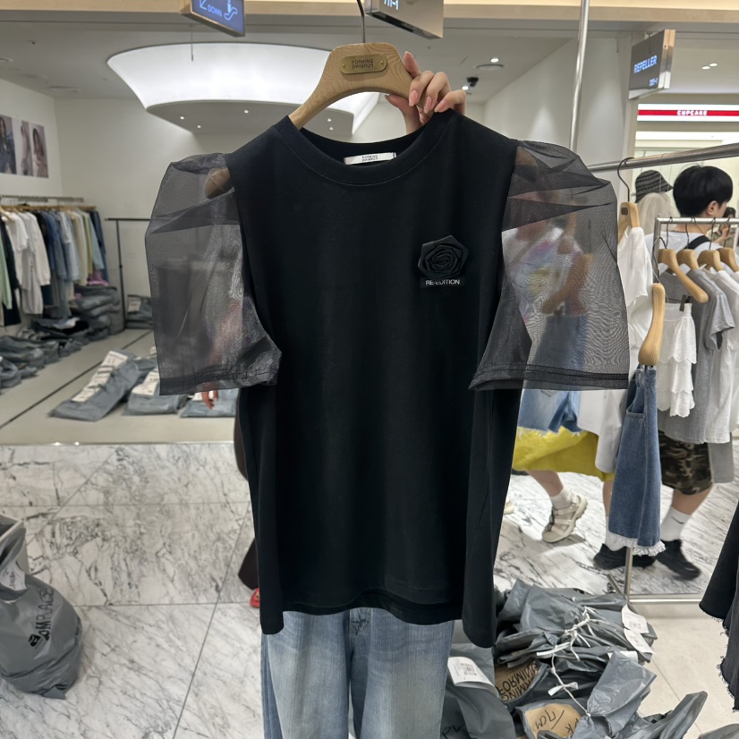 FORMING-P韓國東大門直郵女士新品時尚人氣熱賣襯衫蕾絲衫FORMING-P襯衫/蕾絲衫圖色2