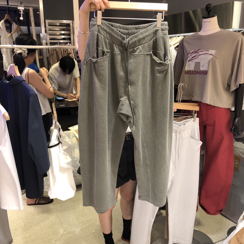 BANY ANCO韓國直郵女士新款26春夏時尚職業26夏季休閑褲提花BANY ANCO休閑褲圖色4