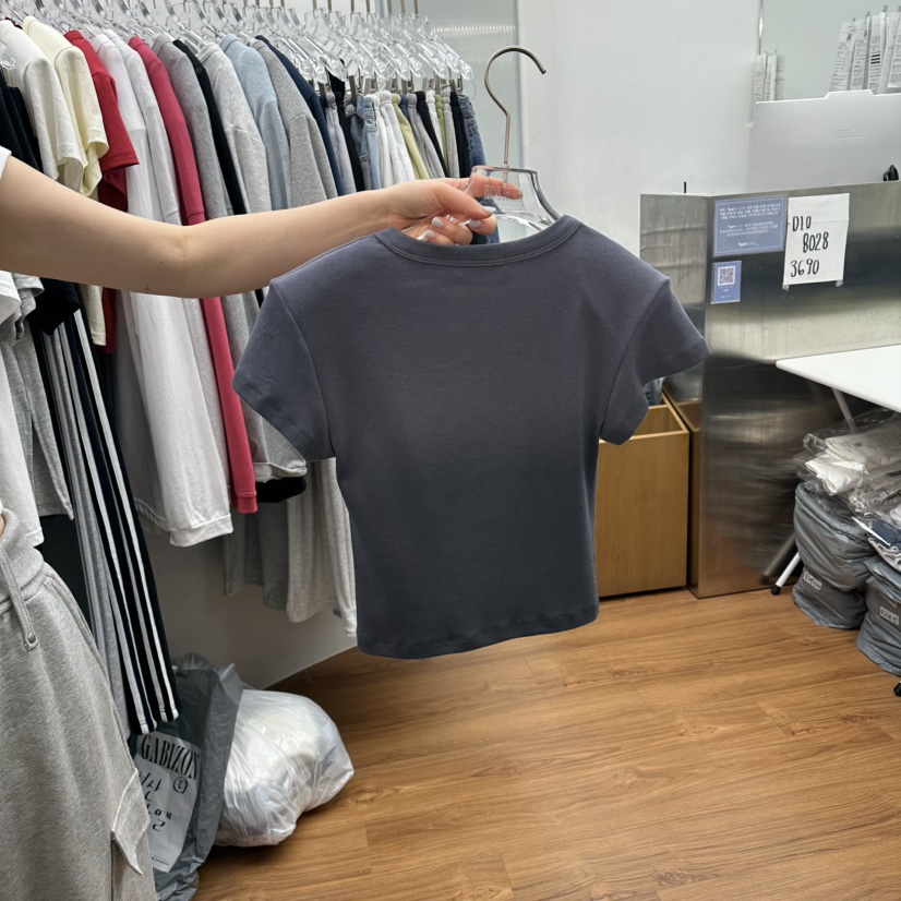 GABIZON韓國代購女裝新品人氣休閑時尚26夏季26春夏職業T恤GABIZONT恤