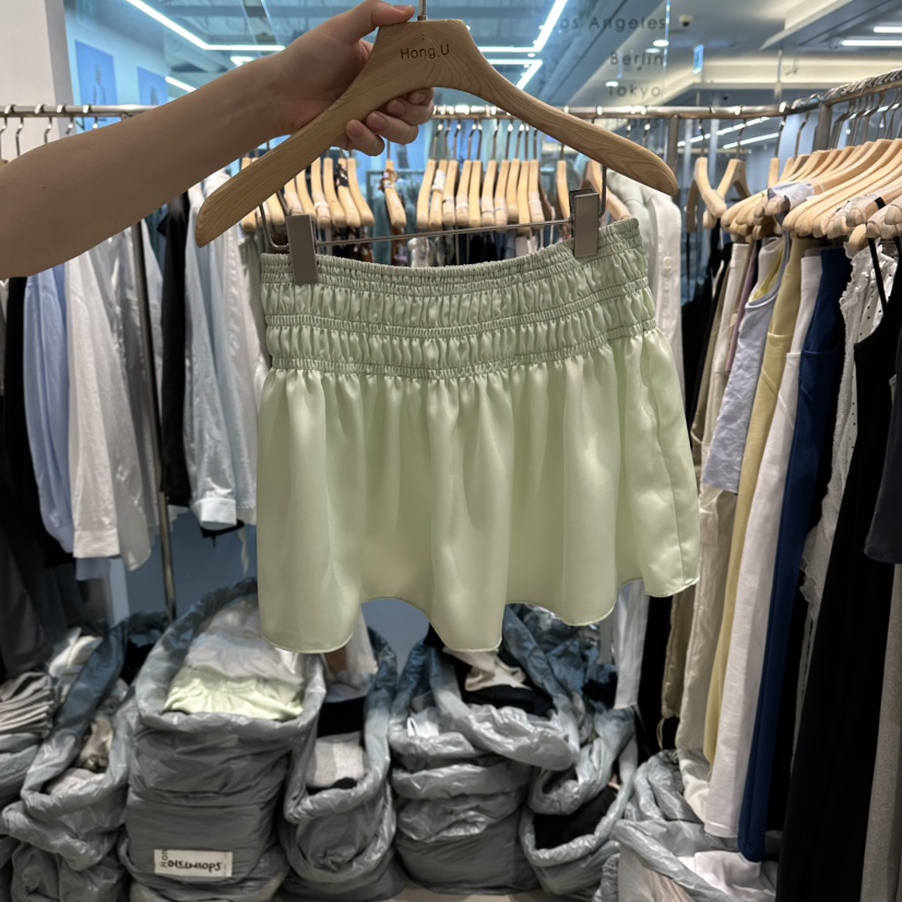 HONG.U韓國直郵實拍女士新品推薦時尚職業26夏季吊帶背心緞面HONG.U吊帶/背心