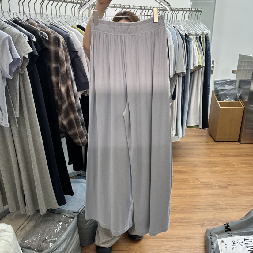 GABIZON韓國東大門代購女裝新品休閑職業熱賣26夏季休閑褲羅紋GABIZON休閑褲