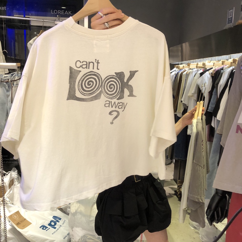 BANY ANCO韓國東大門直郵女士新品熱賣推薦時尚T恤水洗寬松BANY ANCOT恤