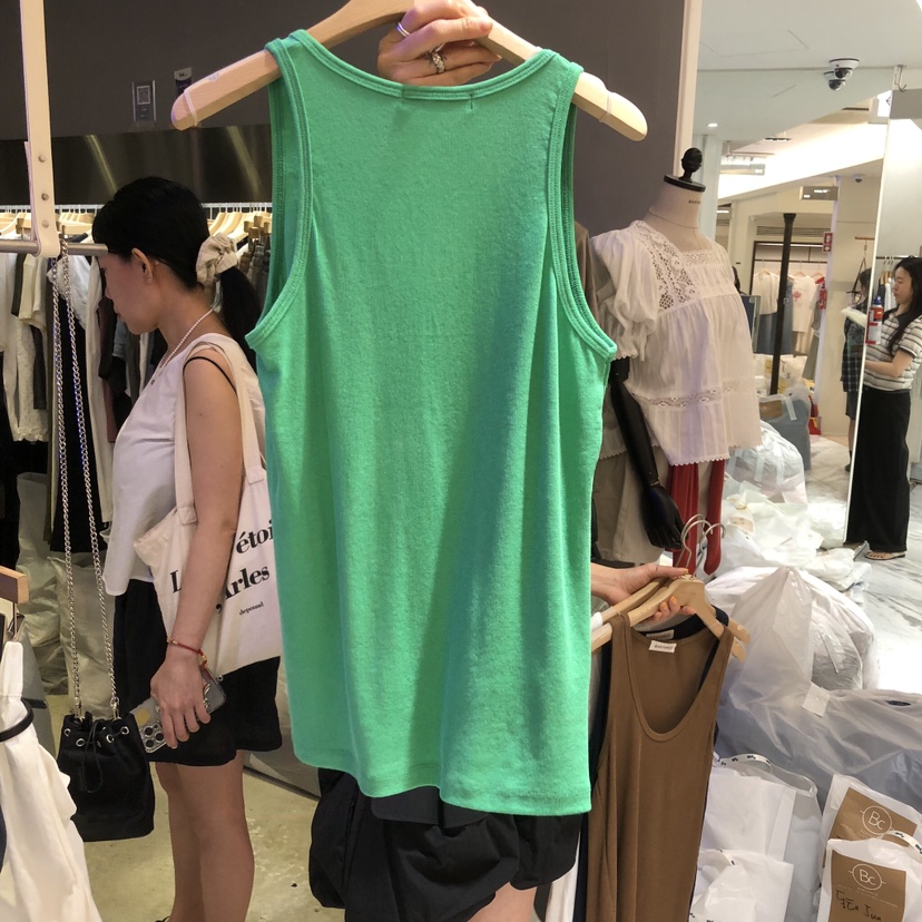 BANY ANCO韓國直郵實拍女裝新品人氣職業26夏季吊帶背心無袖BANY ANCO吊帶/背心