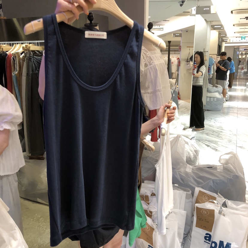 BANY ANCO韓國直郵實拍女裝新品人氣職業26夏季吊帶背心無袖BANY ANCO吊帶/背心圖色3