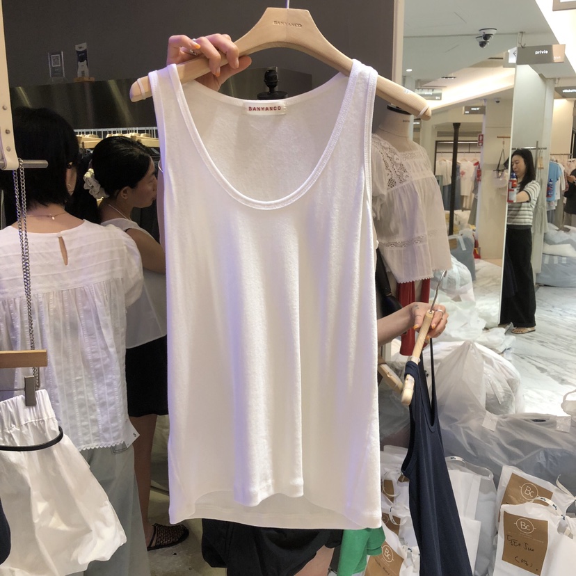 BANY ANCO韓國直郵實拍女裝新品人氣職業26夏季吊帶背心無袖BANY ANCO吊帶/背心圖色4