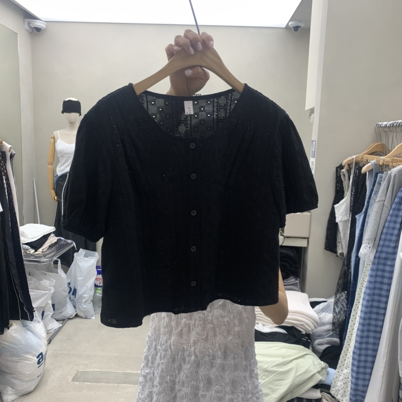 BREEZE韓國代購女士新品熱賣休閑推薦人氣26春夏襯衫蕾絲衫LBREEZE襯衫/蕾絲衫圖色2
