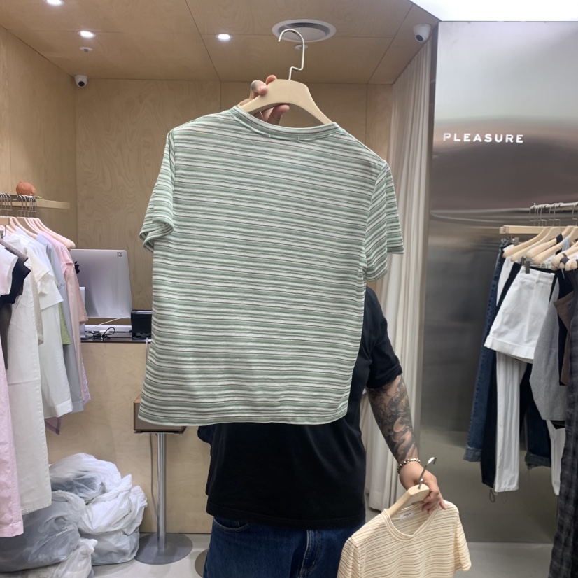 PLEASURE韓國直郵女士新款時尚休閑推薦26春夏熱賣26夏季T恤PLEASURET恤