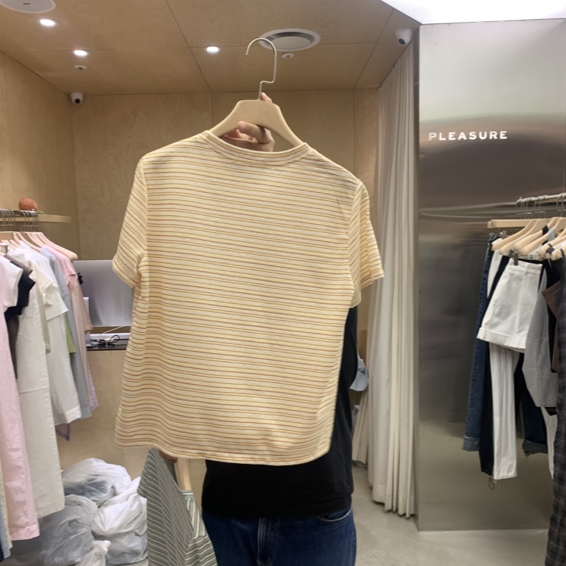 PLEASURE韓國直郵女士新款時尚休閑推薦26春夏熱賣26夏季T恤PLEASURET恤