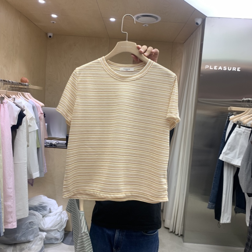 PLEASURE韓國直郵女士新款時尚休閑推薦26春夏熱賣26夏季T恤PLEASURET恤圖色1